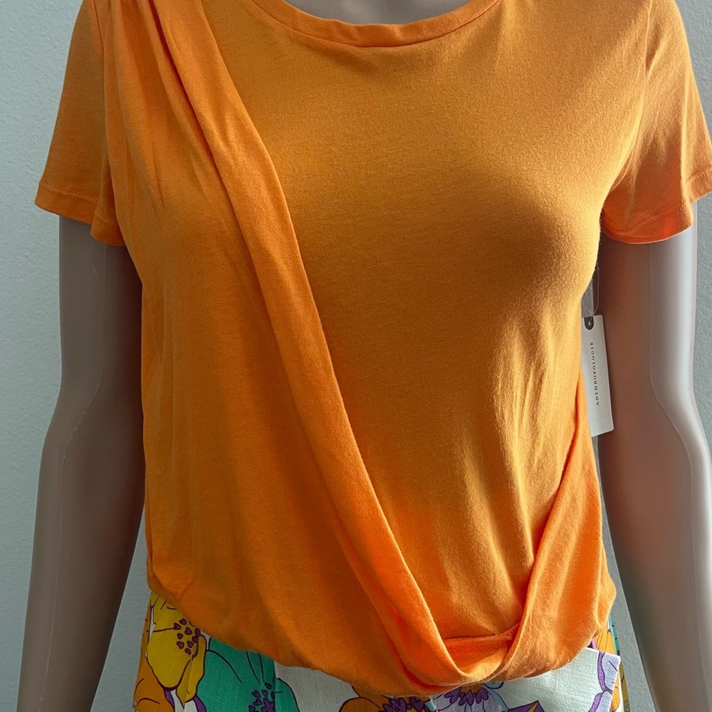 Orange Women's Top by Anthropologie